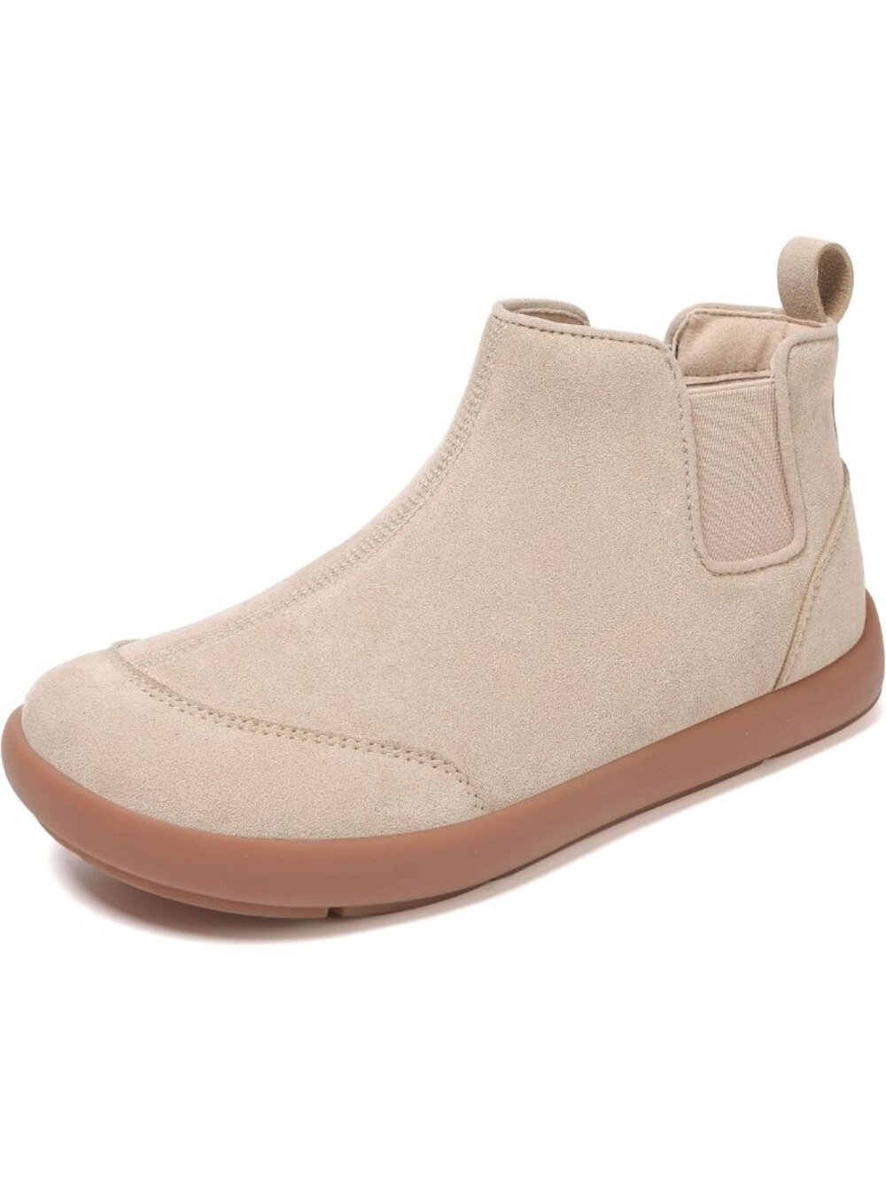 Cozy 100% Genuine Suede Chelsea Ankle Boots - Slip-On Winter Comfort Footwear